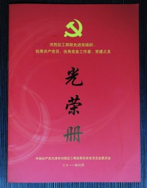 “河西區(qū)工商聯(lián)先進黨組織、優(yōu)秀共產(chǎn)黨員、優(yōu)秀黨務工作者、黨建之友”光榮冊